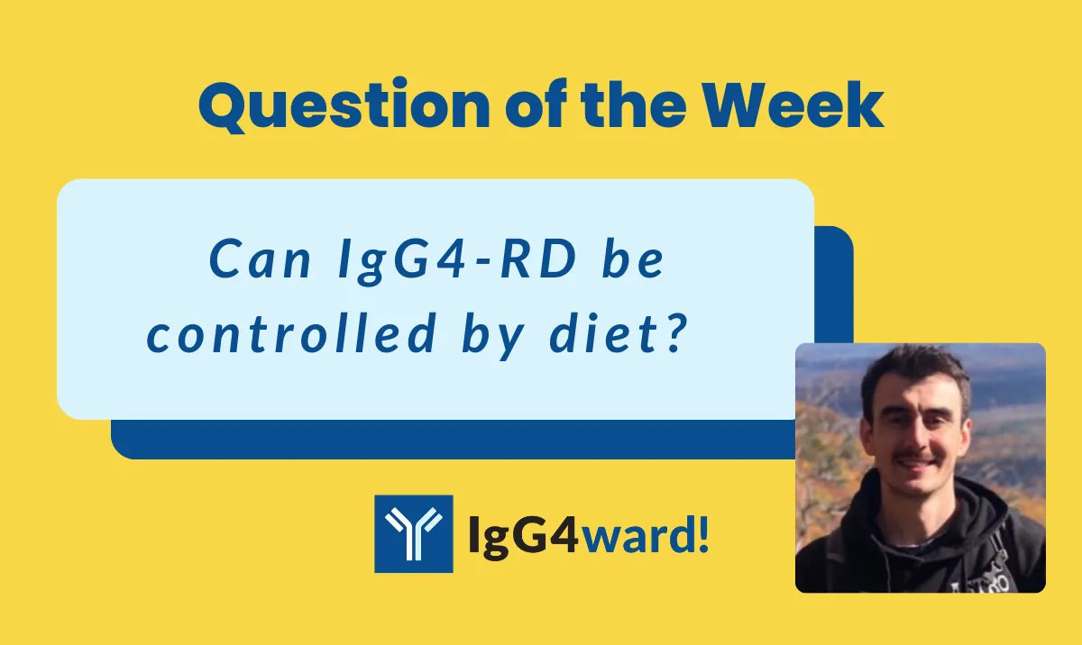 Question of the Week: Can IgG4-RD be controlled by diet?   